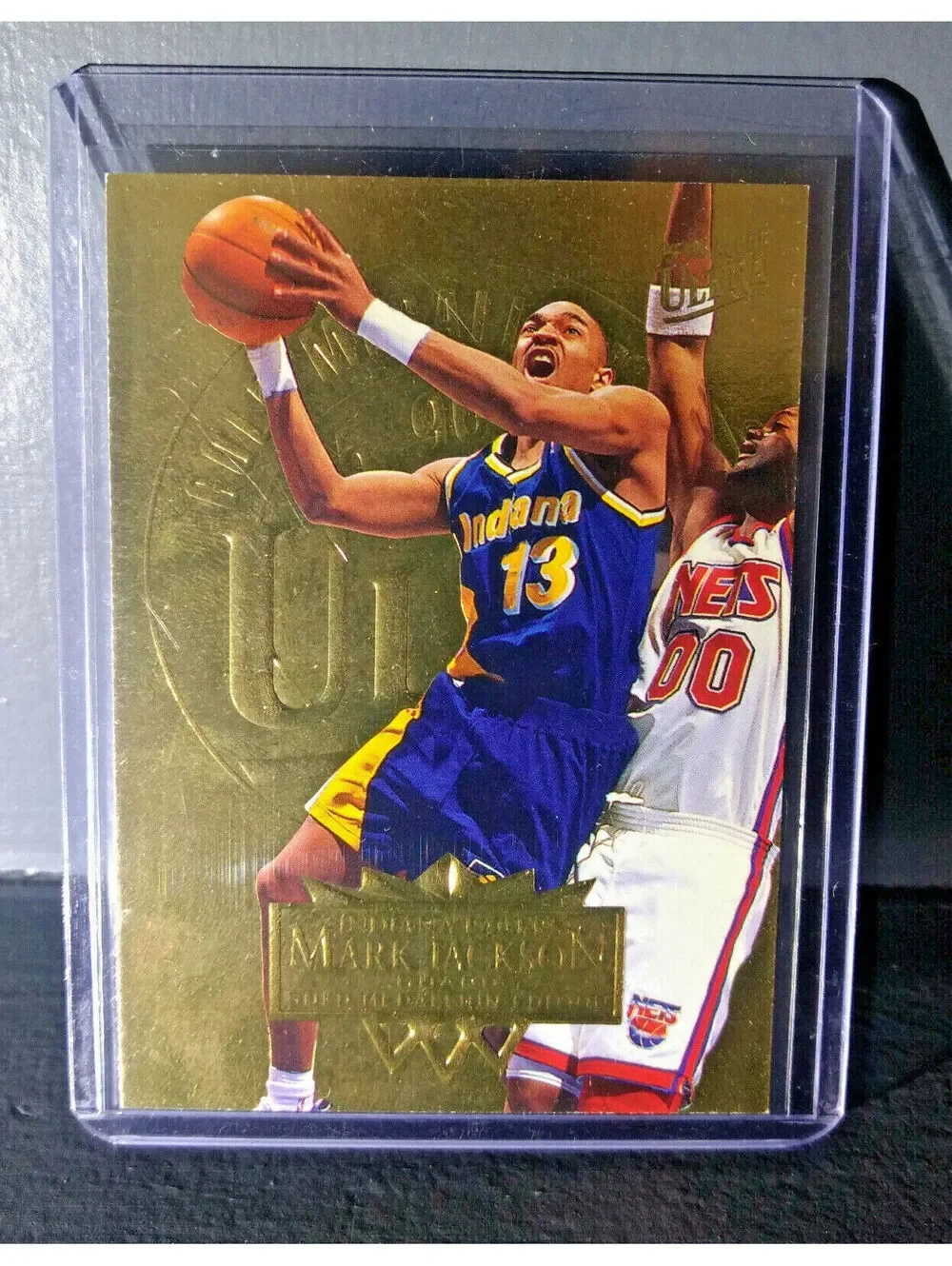 1995-96 Mark Jackson Fleer Ultra Gold Medallion #74 Basketball Card